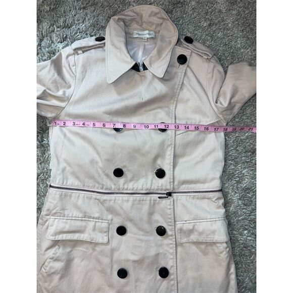 Rebecca Minkoff Women's Convertible Trench Coat Beige Size Small Standard - Picture 15 of 16